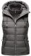 Marikoo Taisaa ladies quilted vest spring jacket - Dark Gray-Gr.XS