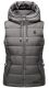 Marikoo Taisaa ladies quilted vest spring jacket - Dark Gray-Gr.XS