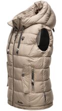 Marikoo Taisaa Damen Stepp Weste &Uuml;bergangsjacke - Taupe-Gr.S