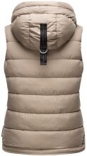 Marikoo Taisaa Damen Stepp Weste &Uuml;bergangsjacke - Taupe-Gr.S