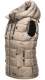 Marikoo Taisaa ladies quilted vest spring jacket - Taupe-Gr.L