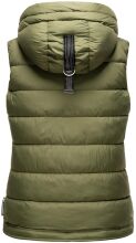 Marikoo Taisaa Damen Stepp Weste Übergangsjacke - Olive-Gr.S