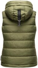 Marikoo Taisaa Damen Stepp Weste &Uuml;bergangsjacke - Olive-Gr.XL