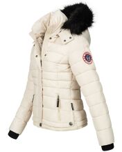 Navahoo Chloe ladies winter jacket lined Beige Größe XS - Gr. 34