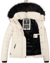 Navahoo Chloe ladies winter jacket lined Beige Größe XS - Gr. 34