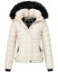 Navahoo Chloe ladies winter jacket lined Beige Größe XS - Gr. 34