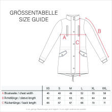 Navahoo Pearl Damen Winterjacke mit Kunstfell Anthrazit Gr&ouml;&szlig;e S - Gr. 36