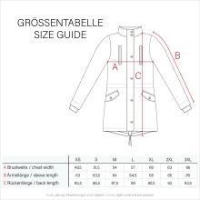 Marikoo Moonshine warme Damen Parka Winterjacke gesteppt Olive Größe S - Gr. 36