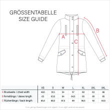 Marikoo Moonshine warme Damen Parka Winterjacke gesteppt Olive Gr&ouml;&szlig;e XXL - Gr. 44