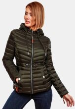 Marikoo Aniyaa Damen Steppjacke mit Kapuze