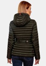 Marikoo Aniyaa Damen Steppjacke mit Kapuze