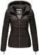 Marikoo Aniyaa Damen Steppjacke mit Kapuze Anthrazit-Gr.S