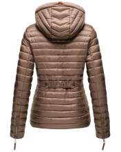 Marikoo Aniyaa ladies hooded quilted jacket Taupe-Gr.S