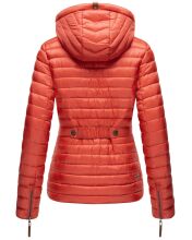 Marikoo Aniyaa Damen Steppjacke mit Kapuze Coral-Gr.S