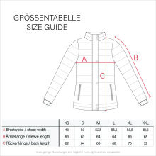 Marikoo Aniyaa Damen Steppjacke mit Kapuze Coral-Gr.S