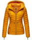 Marikoo Aniyaa Damen Steppjacke mit Kapuze Gelb-Gr.S