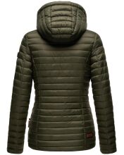 Marikoo Asraa ladies quilted jacket with hood - Olive-Gr.XS