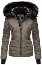 Navahoo Adele Ladies Winter Jacket Warm Lined Teddy Fur Quilted Winterjacket B361  Größe XS - Gr. 34