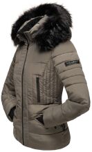 Navahoo Adele Ladies Winter Jacket Warm Lined Teddy Fur Quilted Winterjacket B361  Größe XS - Gr. 34