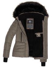 Navahoo Adele Ladies Winter Jacket Warm Lined Teddy Fur Quilted Winterjacket B361  Größe XS - Gr. 34