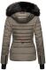 Navahoo Adele Ladies Winter Jacket Warm Lined Teddy Fur Quilted Winterjacket B361  Größe XS - Gr. 34