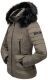 Navahoo Adele Ladies Winter Jacket Warm Lined Teddy Fur Quilted Winterjacket B361  Größe XS - Gr. 34