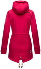 Marikoo Zimtzicke Damen lange Softshell Jacke Fuchsia Gr&ouml;&szlig;e XS - Gr. 34