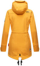 Marikoo Zimtzicke Damen lange Softshell Jacke Amber Yellow Größe S - Gr. 36
