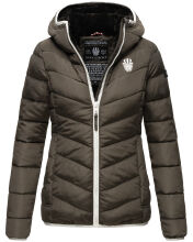 Navahoo Elva leichte Damen Stepp Jacke Anthrazit Gr&ouml;&szlig;e S - Gr. 36