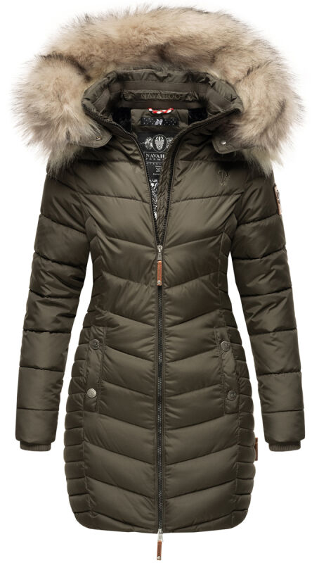 Navahoo Nimalaa Damen Winter Steppjacke Anthrazit Gr&ouml;&szlig;e S - Gr. 36
