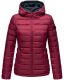 Marikoo Lucy Damen gesteppte Übergangsjacke Bordeaux Größe XS - Gr. 34