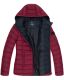 Marikoo Lucy Damen gesteppte Übergangsjacke Bordeaux Größe XS - Gr. 34