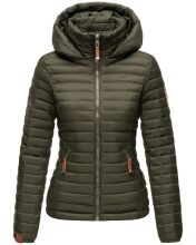 Marikoo Löwenbaby Damen Steppjacke Olive Größe S - Gr. 36