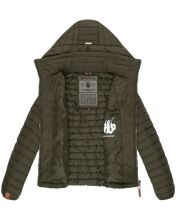 Marikoo Löwenbaby Damen Steppjacke Olive Größe S - Gr. 36