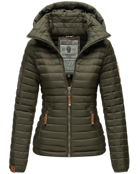 Marikoo Löwenbaby Damen Steppjacke Olive Größe M - Gr. 38