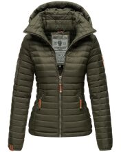 Marikoo Löwenbaby Damen Steppjacke Olive...