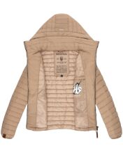 Marikoo L&ouml;wenbaby Damen Steppjacke Taupe Gr&ouml;&szlig;e L - Gr. 40