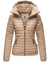 Marikoo L&ouml;wenbaby Damen Steppjacke Taupe Gr&ouml;&szlig;e XXL - Gr. 44