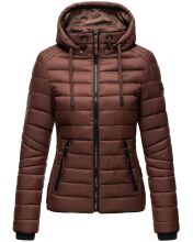 Navahoo Lulana ladies quilted jacket spring jacket Schoko Größe XS - Gr. 34