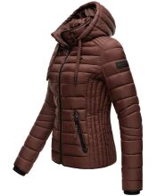 Navahoo Lulana ladies quilted jacket spring jacket Schoko Größe XS - Gr. 34