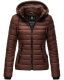 Navahoo Lulana ladies quilted jacket spring jacket Schoko Größe XS - Gr. 34