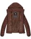 Navahoo Lulana ladies quilted jacket spring jacket Schoko Größe XS - Gr. 34