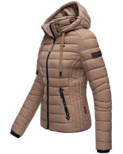Navahoo Lulana Damen Steppjacke &Uuml;bergangsjacke Taupe Gray Gr&ouml;&szlig;e XL - Gr. 42
