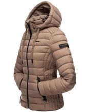 Navahoo Lulana Damen Steppjacke &Uuml;bergangsjacke Taupe Gray Gr&ouml;&szlig;e XXL - Gr. 44