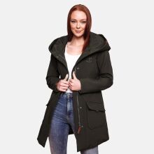 Marikoo Mayleen Damen Softshell Regenjacke mit Kapuze Olive-Gr.XL