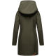 Marikoo Mayleen Damen Softshell Regenjacke mit Kapuze Olive-Gr.XL