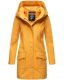 Marikoo Mayleen ladies softshell rain jacket with hood Amber Yellow Größe XS - Gr. 34