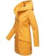 Marikoo Mayleen ladies softshell rain jacket with hood Amber Yellow Größe XS - Gr. 34