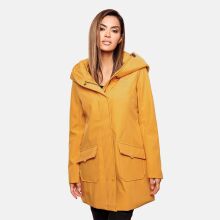 Marikoo Mayleen Damen Softshell Regenjacke mit Kapuze Amber Yellow Gr&ouml;&szlig;e XXL - Gr. 44