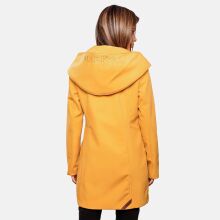 Marikoo Mayleen Damen Softshell Regenjacke mit Kapuze Amber Yellow Gr&ouml;&szlig;e XXXL - Gr. 46